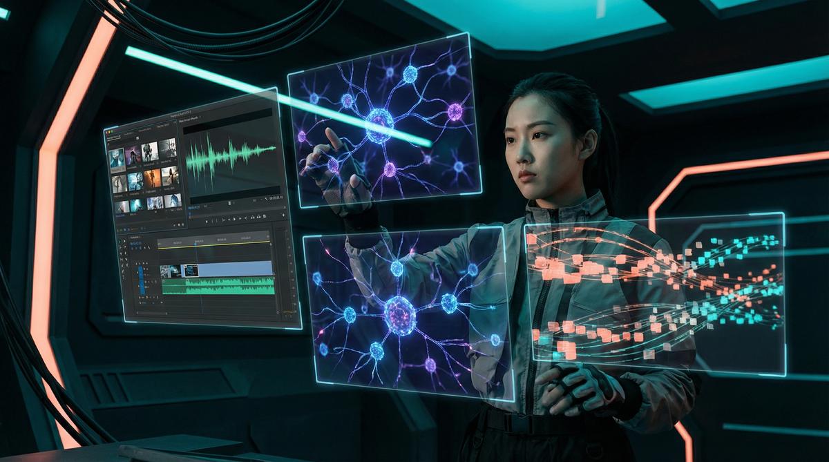 蕾丝内衣AI视频技术